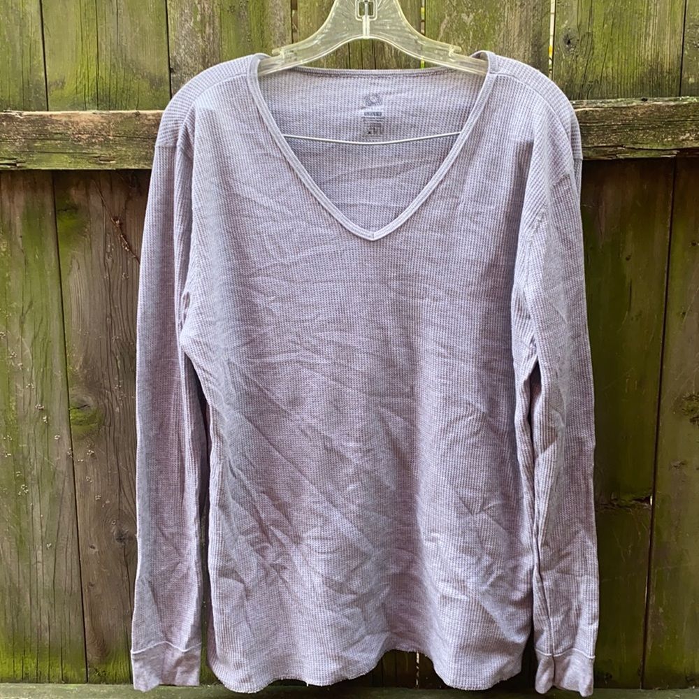 Fruit Of The Loom Thermal Gray Top Sz. Xl